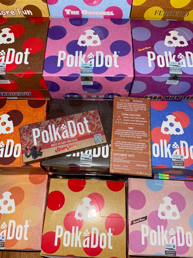 Polkadot Chocolate Bars Exotic Dispensary Ca 3935